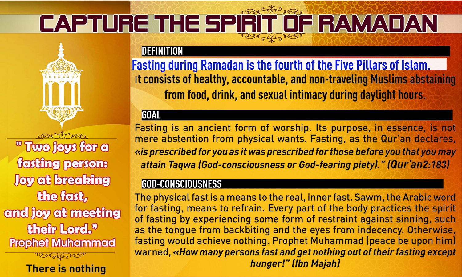 Capture the Spirit of Ramadan