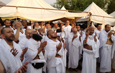 pilgrims return from hajj