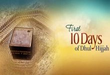 First Ten Days of Dhul-Hijjah